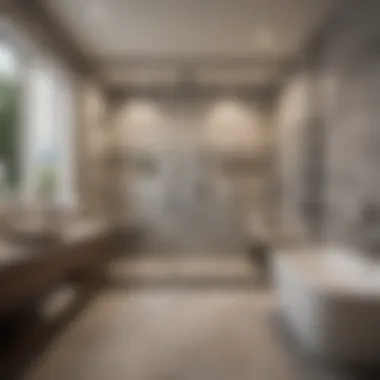 Luxurious bathroom upgrade featuring a spacious walk-in shower and elegant fixtures