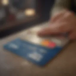 Illustration of credit card options for individuals with poor credit