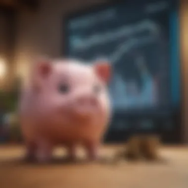 Visualizing Financial Growth Through SmartyPig A visual representation of financial growth with a graph.