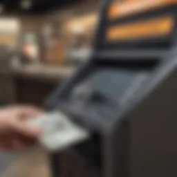 Cash deposit at retail location