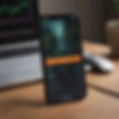 Robinhood App User Interface for Crypto Trading User interface of the Robinhood app showing crypto trading options