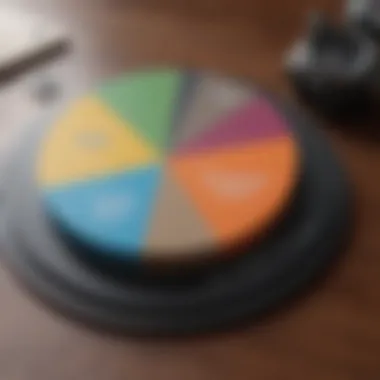 Pie chart showing types of insurance policies