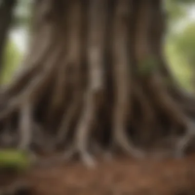 Rooting for Success: Growth Through Investment A tree with strong roots, symbolizing growth through nurturing relationships.