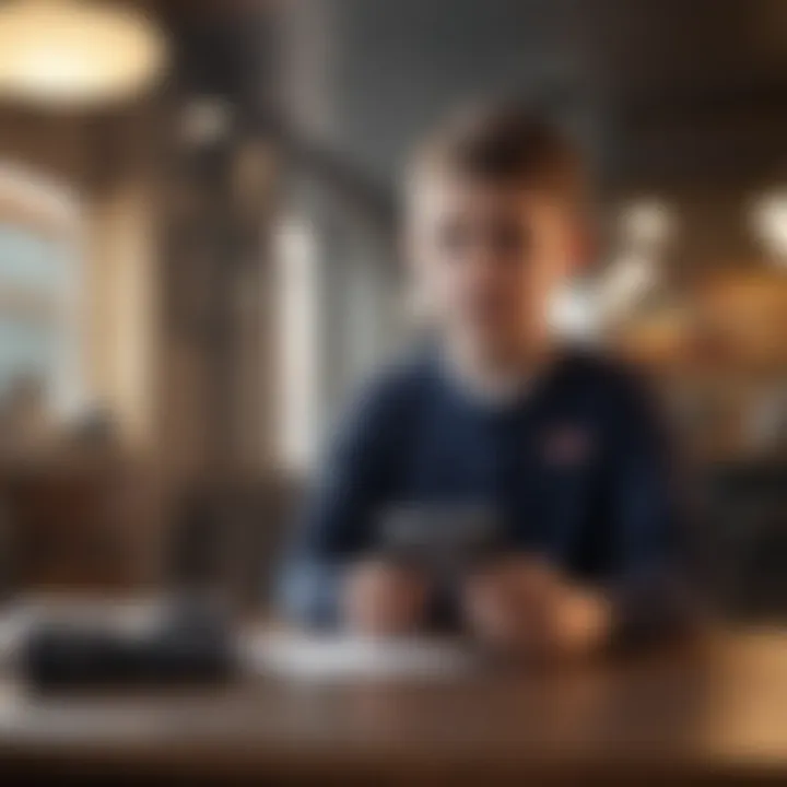 Secure online banking for minors