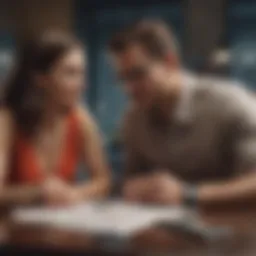 Couples engaging in financial planning together