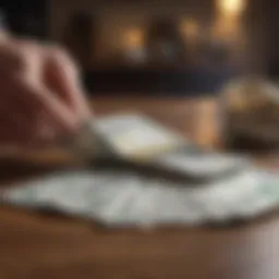 Representation of cash transactions in real estate