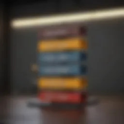 Visual representation of equity vesting schedules