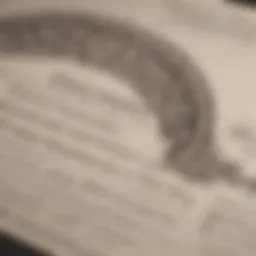 A close-up of a traditional share certificate showcasing intricate details and design elements.