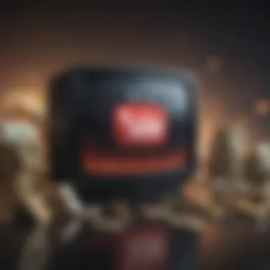 Diverse Revenue Streams on YouTube Visual representation of YouTube revenue streams