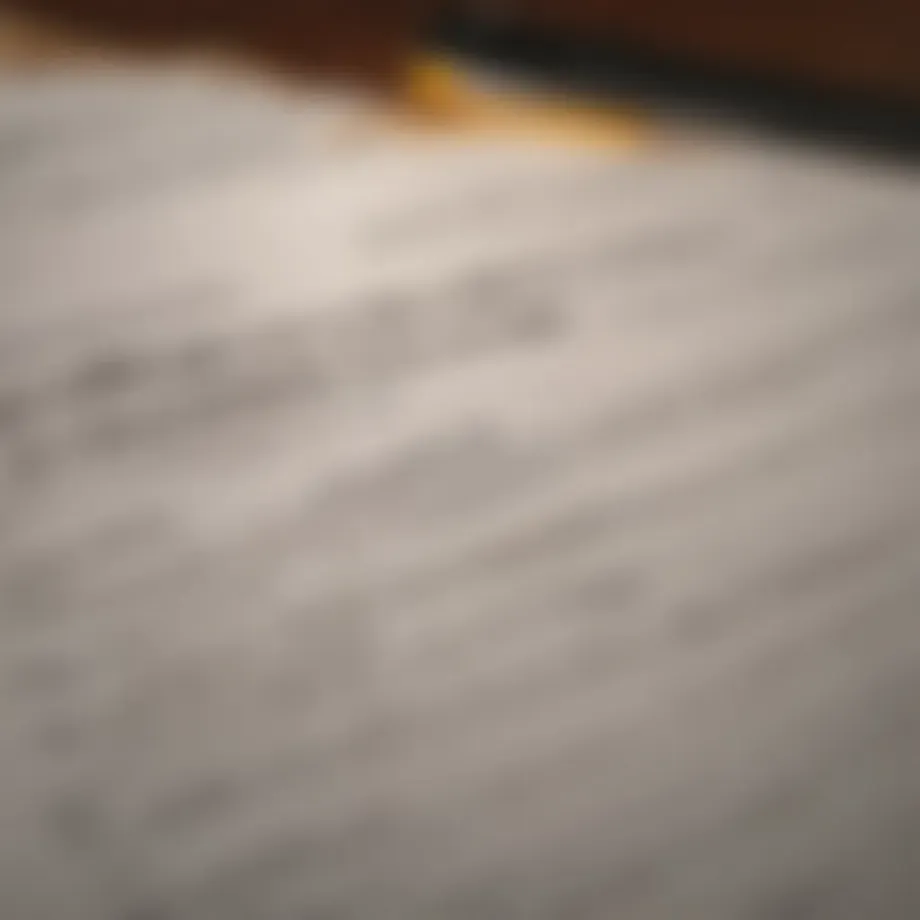 Detailed view of a hazard insurance declaration page highlighting essential elements.